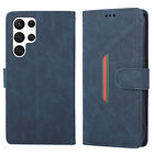 Business Leather Folio Phone Case For Samsung Galaxy S24 S23 S22 S21 S20 Note20