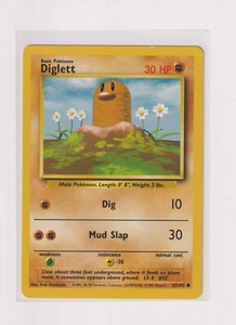 Pokemon 1999 Base Set: Diglett 47/102 - NM - Picture 1 of 2