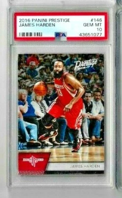 2016 Panini Prestige James Harden PSA 10 - Image 1 of 2