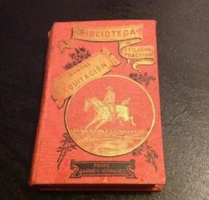 Libro Manual Práctico De Equitación Original 1900 CH. Lebrum Renaud - Imagen 1 de 9