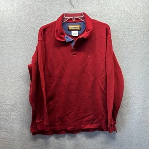 Remington Polo Shirt Adult Large Red Heavy Cotton Casual Hunting Mens - Picture 1 of 16