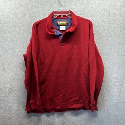 Remington Polo Shirt Adult Large Red Heavy Cotton Casual Hunting Mens - Image 1 of 4
