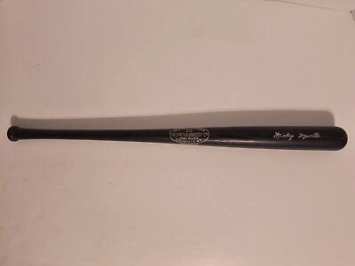 Mini bate de béisbol de colección Mickey Mantle Louisville Slugger 25 Hillerich Bradsby 22" Foto 1 de 4