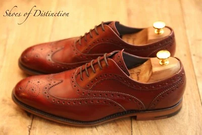 Barker Burgundy Brown Leather Brogue Oxford Lace Up Shoes Mens UK 7 F US 8 EU 41 - Image 1 of 4