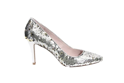 Tacones de lavandería chinos nuevos talla 6 Ruthy Stiletto lentejuelas zapatos mujeres brillantes Foto 1 de 4