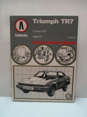 Autobooks (891) - Triumph TR7-1975-77 - Propietario Manual de Taller 536 - Imagen 1 de 4