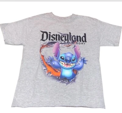 DIsneyland Resort "Stitch" Lilo & Stitch Boys T-Shirt Size S Front/Back Graphics - Image 1 of 3