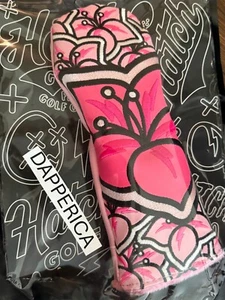 New Sealed Hatch Golf Co Electric Azalea Hybrid Headcover Pink Limited Edition - Picture 1 of 3