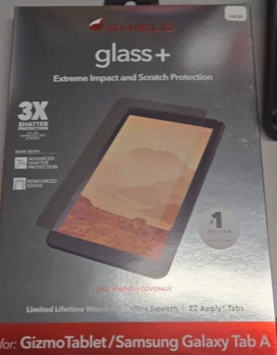 Zagg Invisible Shield glass+ for Gizmo Tablet / Samsung Galaxy Tab A - Image 1 of 3