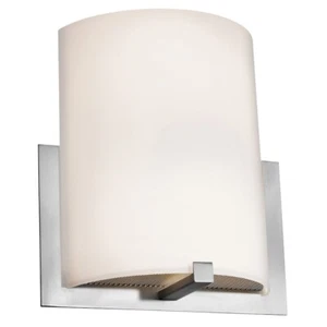 Access Lighting Cobalt Wall Sconce, Brushed Steel/Opal - 20445LEDDLP-BS-OPL - Picture 1 of 1