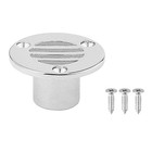 Deck Floor Drain Scupper with Screws 316 Stainless Steel Boat Yacht 1