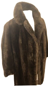 GENUINE SHEARED RACCOON FUR COAT FOR MEN Sz.L (42) n.619 Like Beaver - Bild 1 von 6