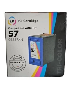 LD Products Reman Replacement Fits for HP 57 / C6657AN Color Ink Cartridges - Picture 1 of 3