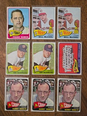 1965 TOPPS BASEBALL YOU PICK #13 - #371 ****FREESHIPPING**** - Image 1 of 4