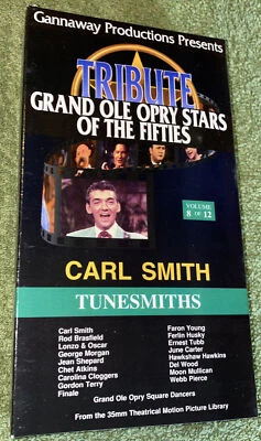 Tribute Grand Ole Opry Stars of the Fifties Carl Smith:Tunesmiths [VHS] - Imagem 1 de 4