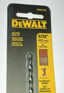 NEW GENUINE DeWalt Impact Ready 6" 5/32 Masonry Bit 1/4" Hex DWA5100 - Picture 1 of 2
