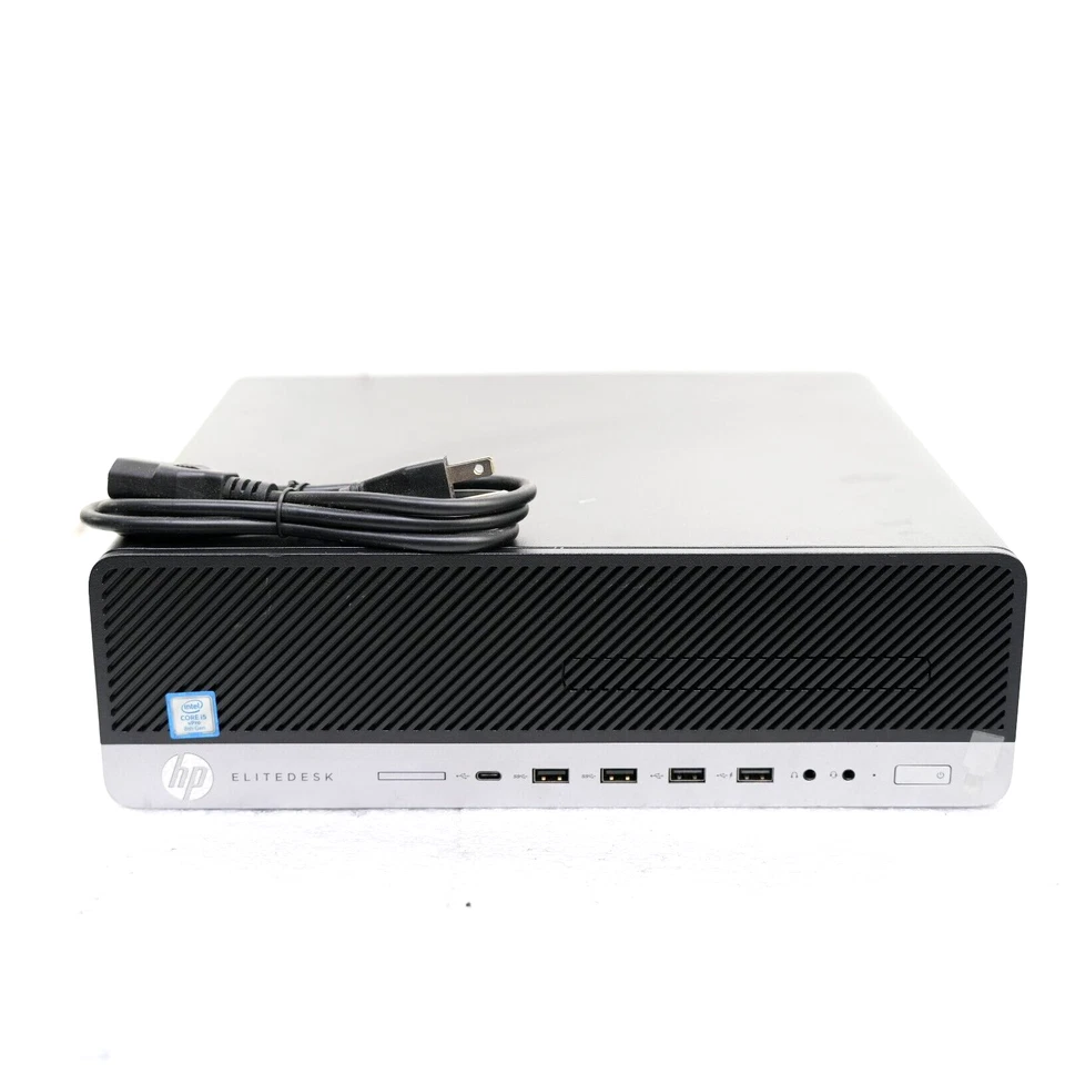 HP EliteDesk 800 G4 SFF i5-8500 3.00GHz 16GB DDR4 RAM 512GB SSD Windows 10 - Image 1 of 1