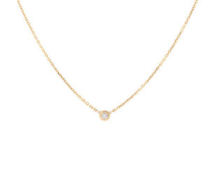 Cartier Diamants Legers XS Diamond Solitaire Necklace in 18K