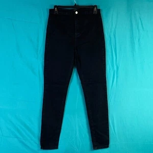 Forever 21 Jeans Denim Women's 27 27x28 Hi Rise Ankle Black Stretch Ladies - Picture 1 of 15