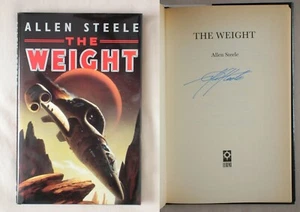Signed 1st Ed THE WEIGHT Allen Steele 1995 FINE HARDCOVER NEAR SPACE BOOK - Bild 1 von 3