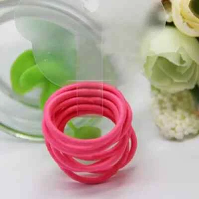 10PCS Girl Kids Elastic Rubber Hair Bands Baby Ponytail Holder Head Rope Tie - Image 1 of 4