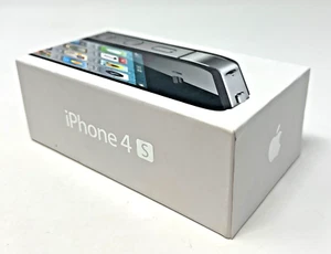 Original Caja Vacía Solo Apple iPhone 4s MD379LL/A Negro 32GB - Imagen 1 de 5
