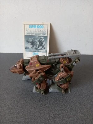 Rara Vintage Super 1000 Zoids tomy Zear Rif. 2589 Con Istruzioni Descrizione - Immagine 1 di 4