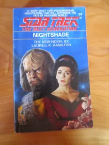 BOOK S/C STAR TREK THE NEXT GENERATION NIGHTSHADE #24 1992 GREAT *** - Picture 1 of 2