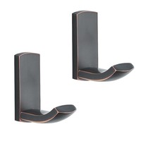 Wall Mount Brass Single Hanger Towel Hat Coat Clothes Hook Rack Rose Gold