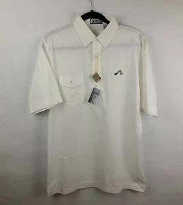 Vintage RCA VICTOR Records New with Tags Embroidered Polo Shirt Men's Sz L - Picture 1 of 9