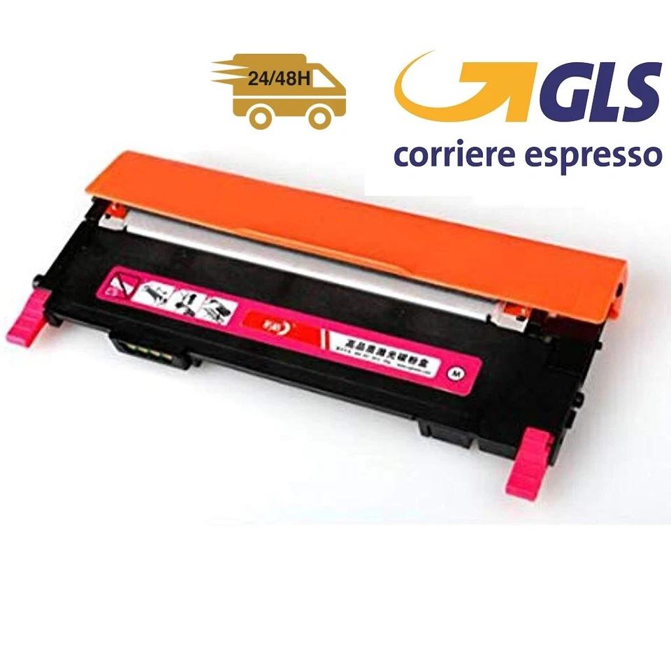 TONER MAGENTA PER SAMSUNG CLP365 W CLP360 CLX 3300 C410 CLX3305 C460FW CLT-M406S - Immagine 1 di 1