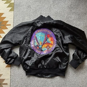 Vintage Albuquerque 1988 International Balloon Fiesta - Black Jacket - Large USA - Picture 1 of 12