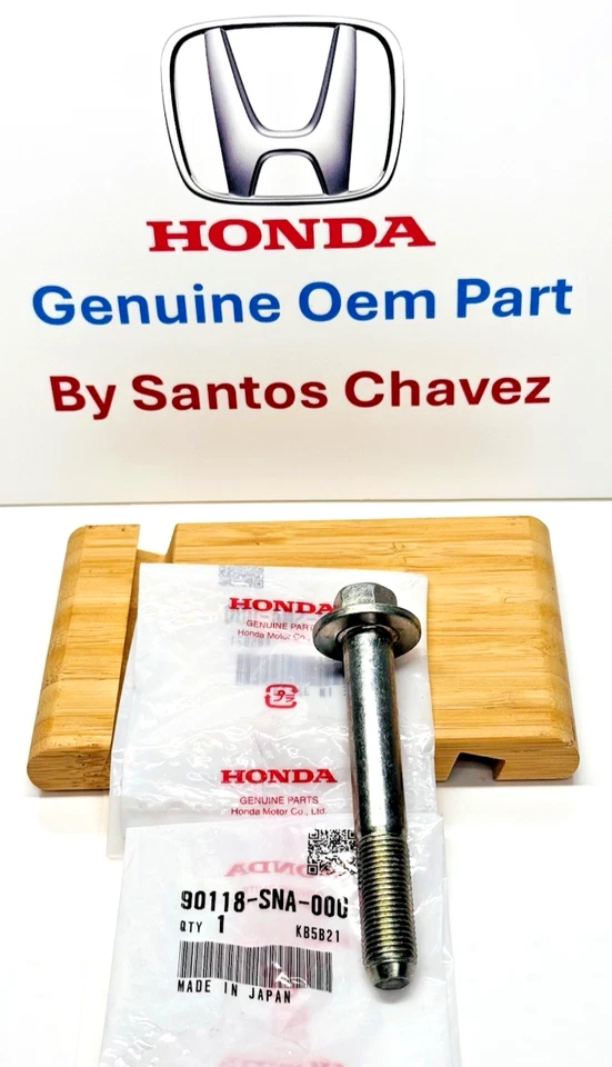 Brazo de control inferior trasero Honda & Acura perno de brida pieza original OEM 90118-SNA-000 Foto 1 de 1