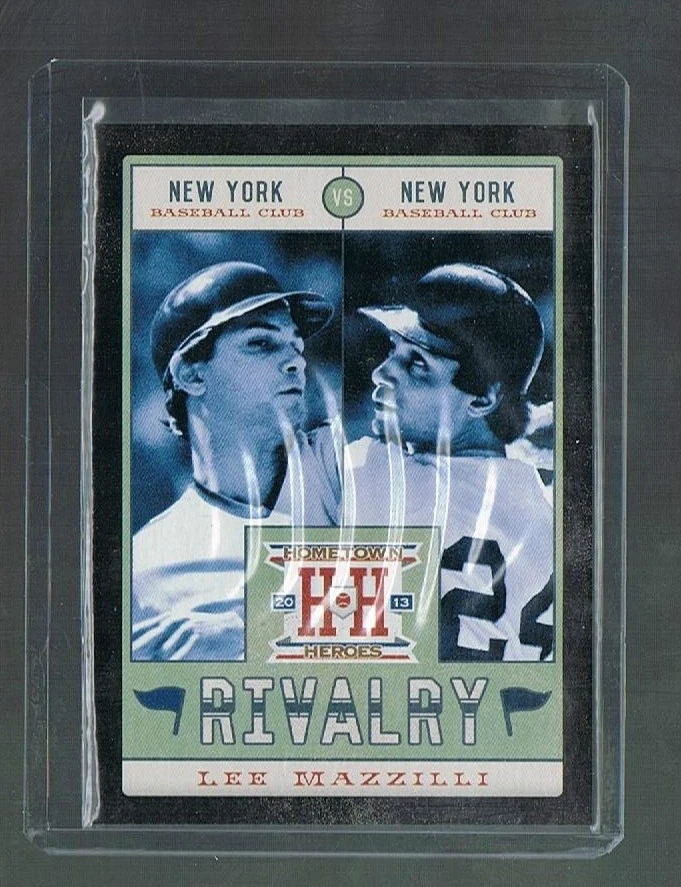 LEE MAZZILLI #R7 Mets Yankees RIVALRY Black version 2013 panini Hometown Heroes - Image 1 of 1
