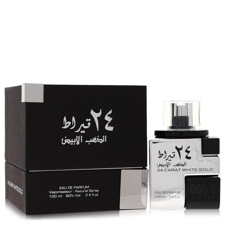 Lattafa 24 quilates oro blanco por Lattafa eau de parfum spray (unisex) 3,4 oz Foto 1 de 1