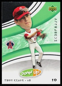 Tarjeta de béisbol 2004 Upper Deck Power Up Troy Glaus #8 Anaheim Angels - Imagen 1 de 2