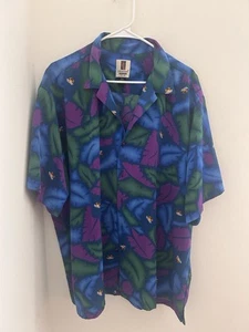 Tori Richard Herren Hawaiihemd Größe XL Mehrfarbig Vintage Made In Hawaii - Bild 1 von 6