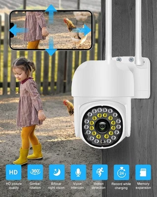 A13 1080P 2MP WiFi IP Camera PTZ Wireless CCTV Security Camera Motion Detection - Bild 1 von 4