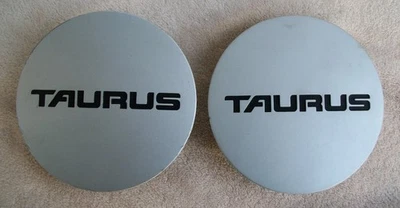 Par de tapas centrales Ford Taurus 1992-1994 usadas OEM para tapacubos de 15" F3DC-1141-AA Foto 1 de 4