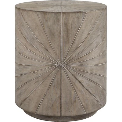 Uttermost 25266 Starshine 25 X 21 inch Warm Gray Stain Side Table - Image 1 of 4