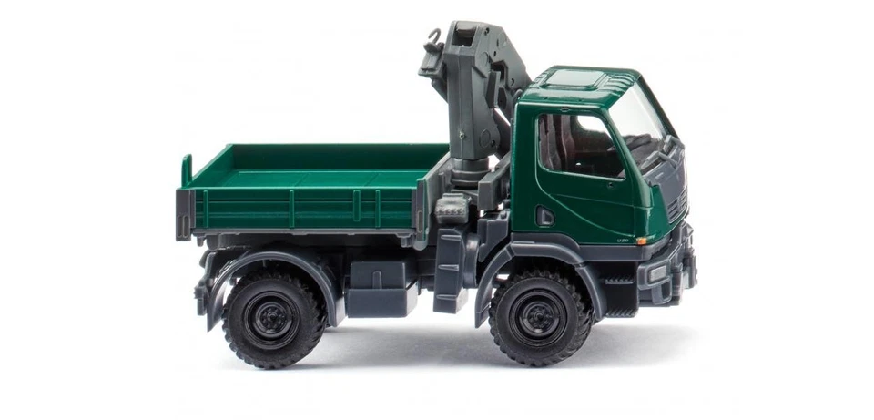 Wiking 036903 Unimog U 20 mit Ladekran - moosgrün 1:87 NEU + OVP - Bild 1 von 1