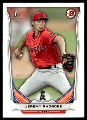 2014 Bowman Draft Picks Jeremy Rhoades #113 - Image 1 of 2