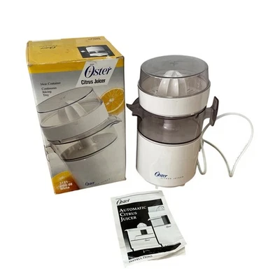 Exprimidor automático de cítricos Oster Sunbeam eléctrico blanco 3181 4100-08 de colección Foto 1 de 4