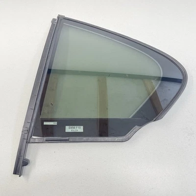 11-16 BMW M5 528 535 550 F10 Driver Left Rear Quarter Panel Window Glass OEM - Image 1 of 4
