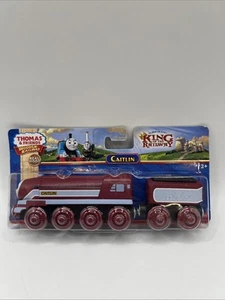 Fisher-Price Thomas & Friends Wooden Railway Real Wood Caitlin W/Tender Train - Picture 1 of 4