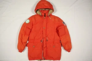 Polo Ralph Lauren Jacket Puffer Coat Down Orange Expedition Limited Sportsman S - Picture 1 of 11