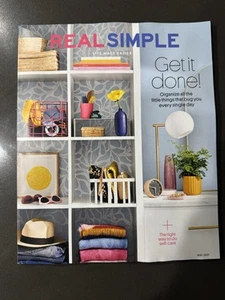 Real Simple Magazine May 2025 Get it Done! Organize Little Things - Picture 1 of 1