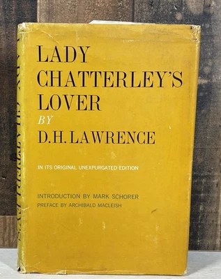 Lady Chatterley's Lover (Unexpurgated) - D.H. Lawrence - 1959 Grove Press HC DJ - Image 1 of 4