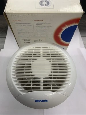 Ventilador extractor redondo con obturador 427283 Vent Axis Eclipse 150X 6” 150 mm  - Imagen 1 de 3