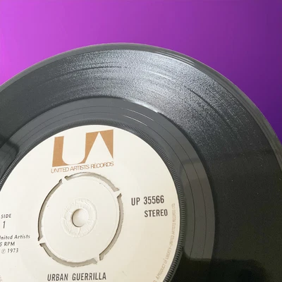 Hawkwind - Urban Guerrilla 7" 1973 EX/VG UA UP35566 A2U/B3U Withdrawn UK Issue Foto 1 de 4